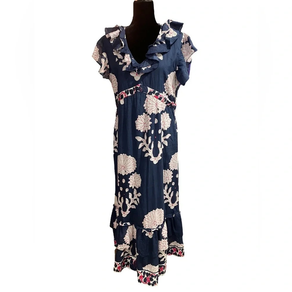 La Plage Floral Maxi Dress - Picture 4 of 11